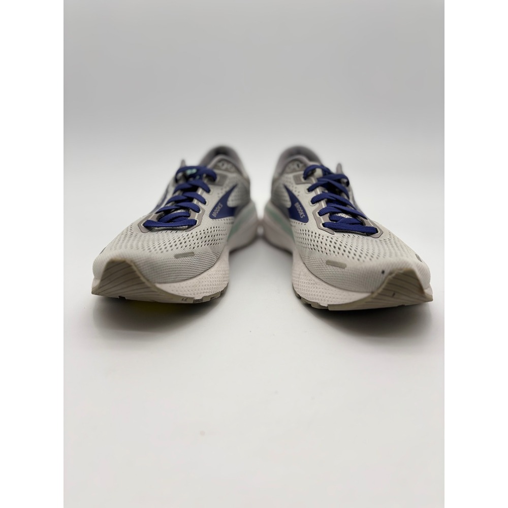 Brooks Adrenaline GTS 22 Womens 8.5 Grey Navy Teal Running Shoes 1203531B045 - Picture 4 of 8